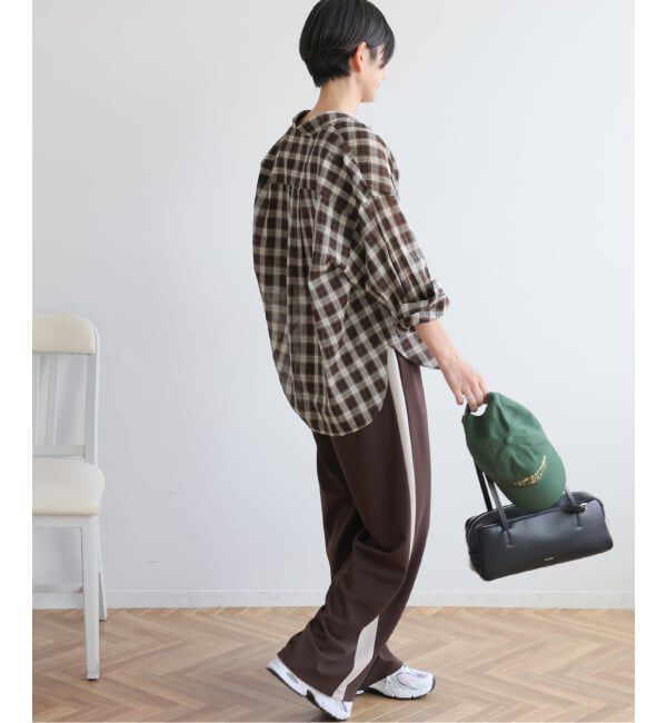 JOURNAL STANDARD relume「《追加2》コットンローンチェックオーバーサイズ」|シャツ・ブラウス|