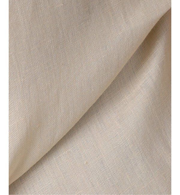 Spick and Span「≪追加≫80リネンカシュクールビッグシャツ」|シャツ・ブラウス|