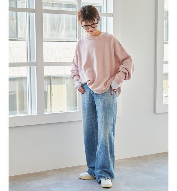 Spick and Span「《追加》バルキーヤーン ドルマンロングリブニット」|ニット・セーター|