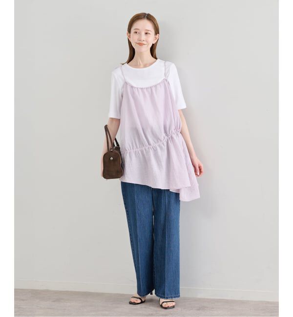 U by SPICK&SPAN「Atelier Edition/アトリエ エディション ASYMMETRICAL WAIST TIE D」|シャツ・ブラウス|
