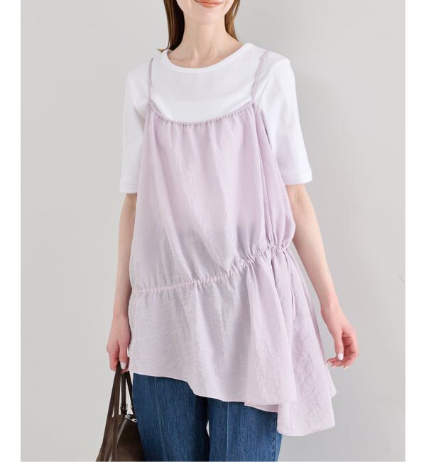 U by SPICK&SPAN「Atelier Edition/アトリエ エディション ASYMMETRICAL WAIST TIE D」|シャツ・ブラウス|