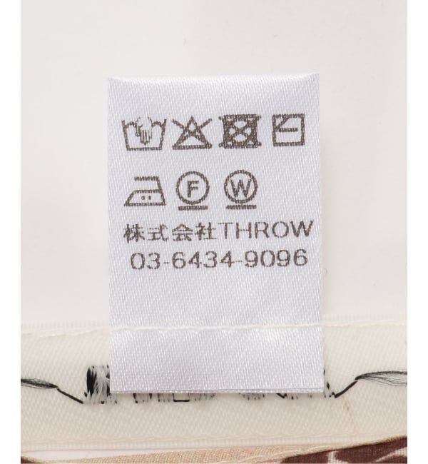 FRAMeWORK「THROW/スロー レオパードトリムスカーフ」|バンダナ・スカーフ|