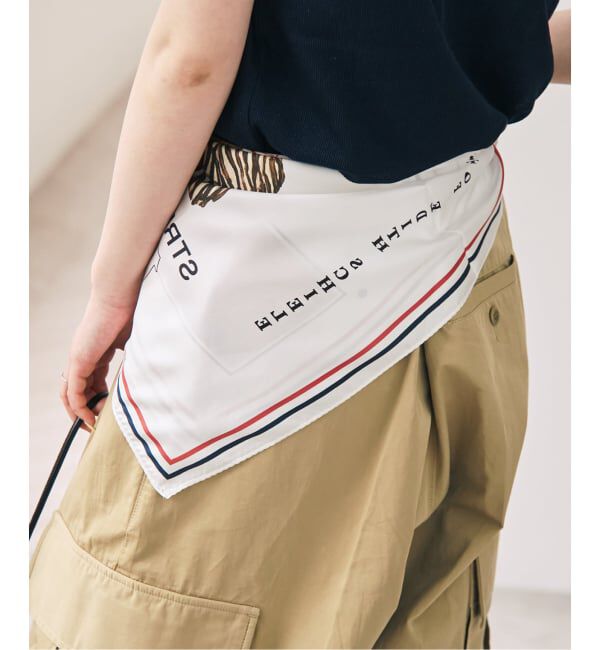 Spick and Span「ART GRAPHICスカーフ」|バンダナ・スカーフ|