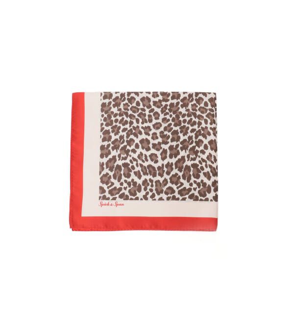 Spick and Span「《別注》Spick & Span LEOPARD PRINT SCARF」|バンダナ・スカーフ|