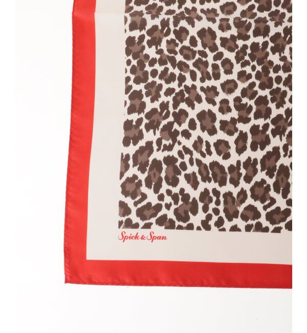 Spick and Span「《別注》Spick & Span LEOPARD PRINT SCARF」|バンダナ・スカーフ|