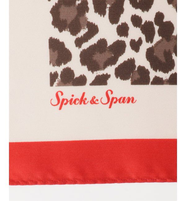 Spick and Span「《別注》Spick & Span LEOPARD PRINT SCARF」|バンダナ・スカーフ|