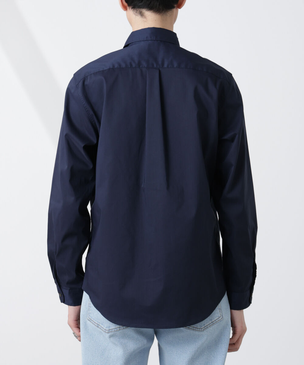 NANO universe「「ICE FLOW LINEN」カッタウェイシャツ 長袖」|シャツ・ブラウス|