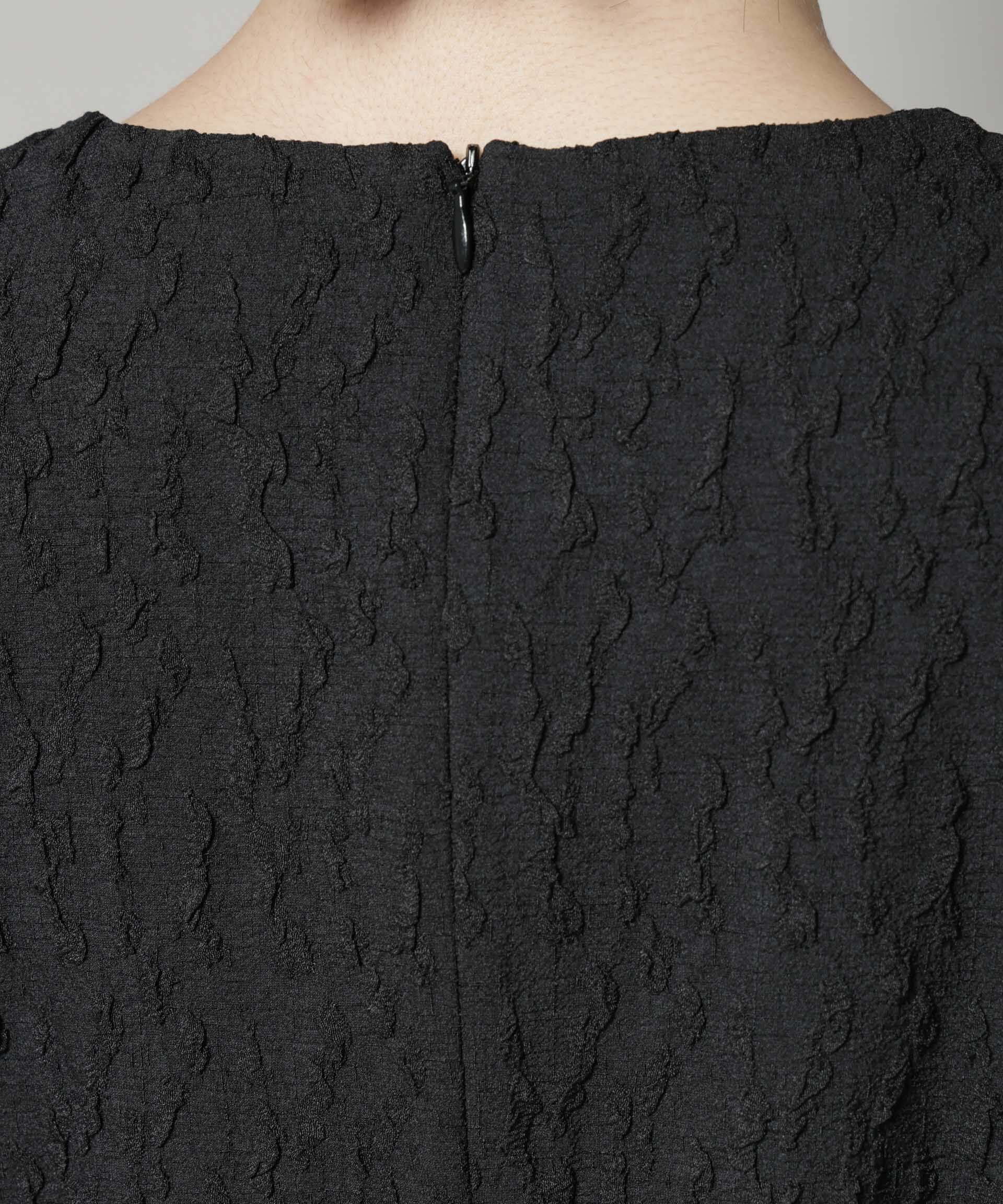 nano･universe「troisieme chaco/PUFFY JACQUARD　ワンピース」|ワンピース|