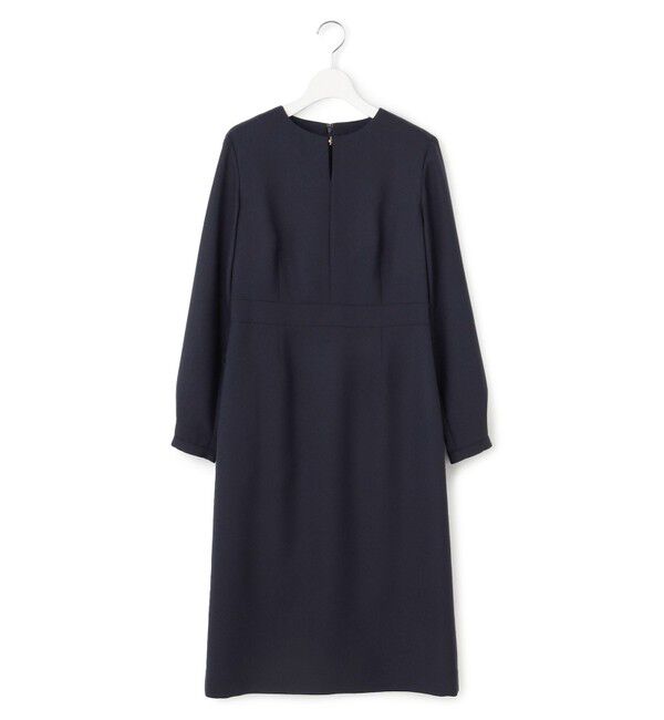 23区「【洗える】ウールミックスジョーゼット ワンピース」|ワンピース|