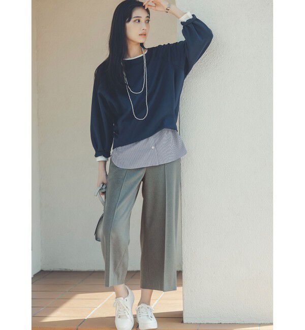 ANY SIS「【洗える】ダンボール プルオーバー」|Tシャツ・カットソー|