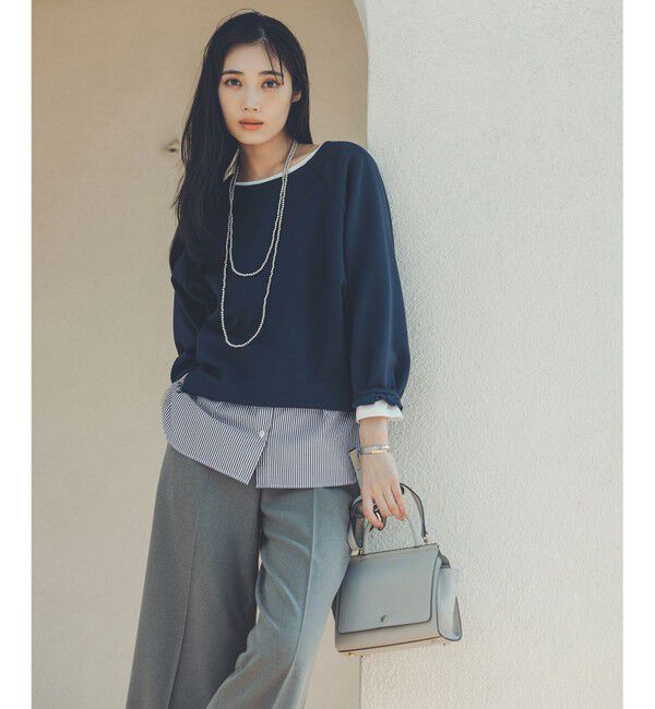 ANY SIS「【洗える】ダンボール プルオーバー」|Tシャツ・カットソー|