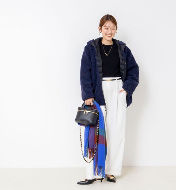 NOLLEY'S「【WEB＆一部店舗限定色アイテム】【TAION/タイオン】ボア&times;ダウンフーミドル丈ダウン(リバーシブル)」|ダウン|