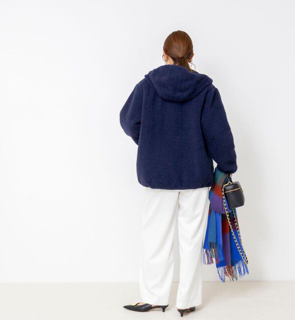 NOLLEY'S「【WEB＆一部店舗限定色アイテム】【TAION/タイオン】ボア&times;ダウンフーミドル丈ダウン(リバーシブル)」|ダウン|