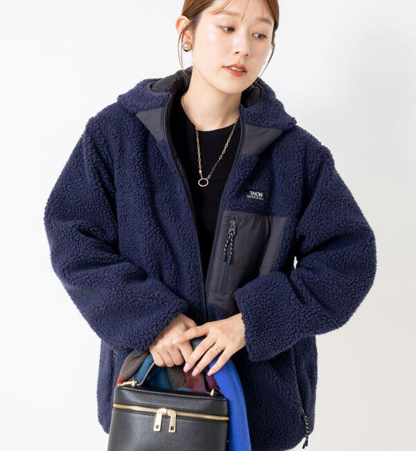 NOLLEY'S「【WEB＆一部店舗限定色アイテム】【TAION/タイオン】ボア&times;ダウンフーミドル丈ダウン(リバーシブル)」|ダウン|