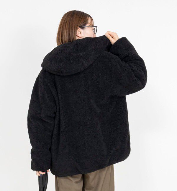 NOLLEY'S「【WEB＆一部店舗限定色アイテム】【TAION/タイオン】ボア&times;ダウンフーミドル丈ダウン(リバーシブル)」|ダウン|