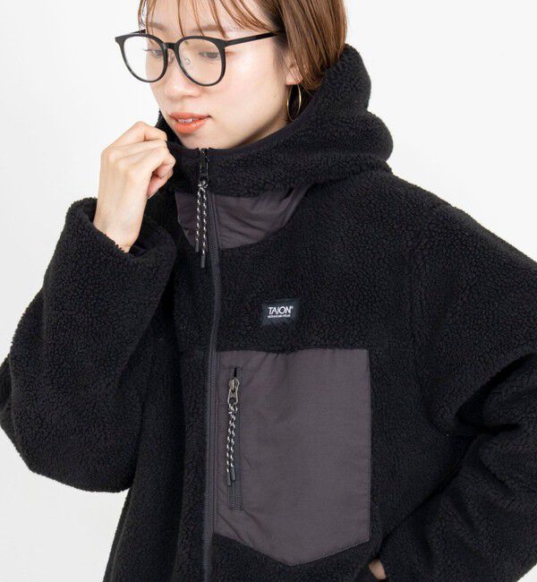 NOLLEY'S「【WEB＆一部店舗限定色アイテム】【TAION/タイオン】ボア&times;ダウンフーミドル丈ダウン(リバーシブル)」|ダウン|