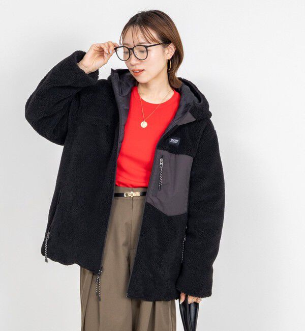 NOLLEY'S「【WEB＆一部店舗限定色アイテム】【TAION/タイオン】ボア&times;ダウンフーミドル丈ダウン(リバーシブル)」|ダウン|