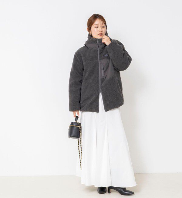 NOLLEY'S「【WEB＆一部店舗限定色アイテム】【TAION/タイオン】ボア&times;ダウンフーミドル丈ダウン(リバーシブル)」|ダウン|
