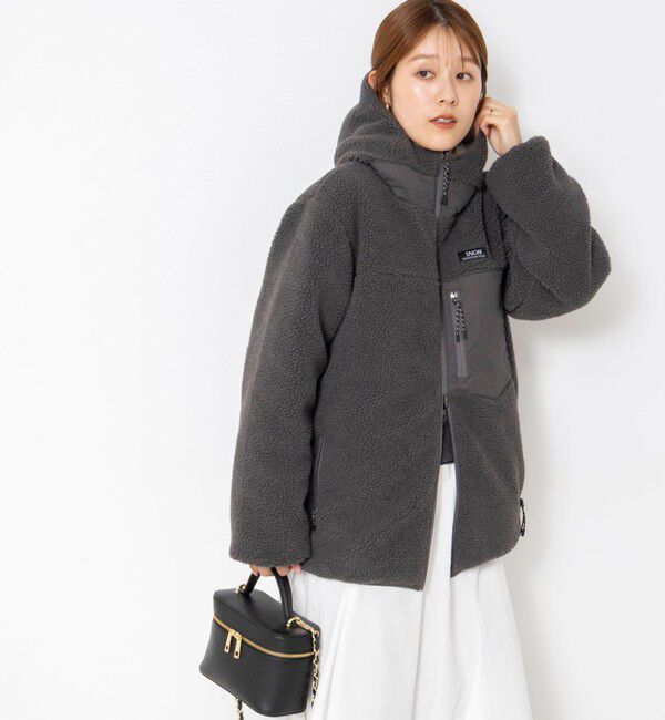 NOLLEY'S「【WEB＆一部店舗限定色アイテム】【TAION/タイオン】ボア&times;ダウンフーミドル丈ダウン(リバーシブル)」|ダウン|