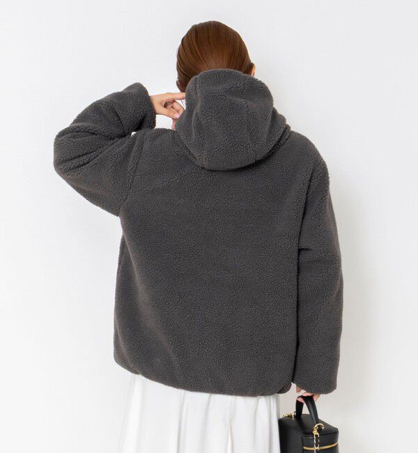 NOLLEY'S「【WEB＆一部店舗限定色アイテム】【TAION/タイオン】ボア&times;ダウンフーミドル丈ダウン(リバーシブル)」|ダウン|