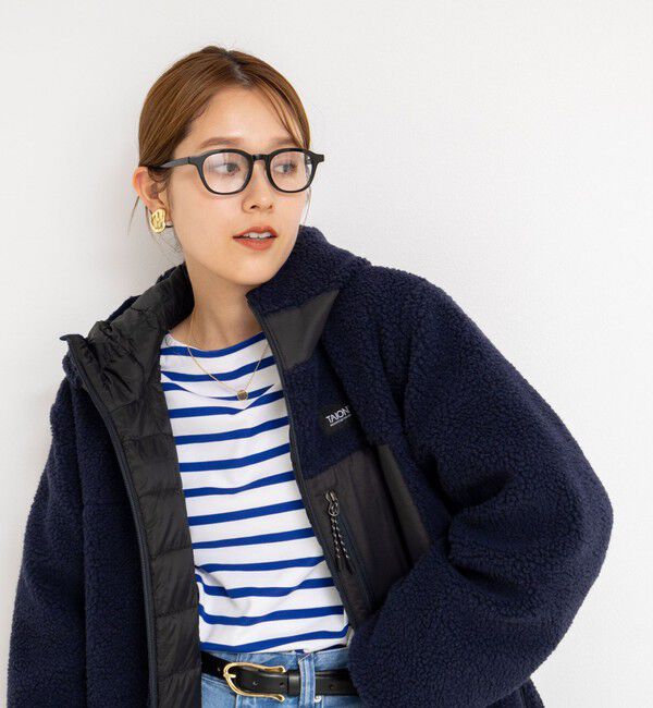 NOLLEY'S「【WEB＆一部店舗限定色アイテム】【TAION/タイオン】ボア&times;ダウンフードロング(リバーシブル)」|ダウン|
