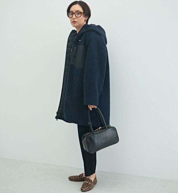 NOLLEY'S「【WEB＆一部店舗限定色アイテム】【TAION/タイオン】ボア&times;ダウンフードロング(リバーシブル)」|ダウン|