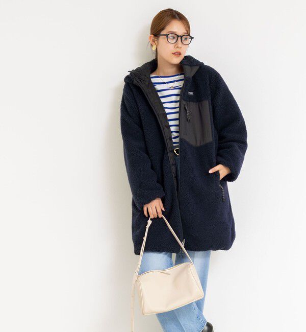NOLLEY'S「【WEB＆一部店舗限定色アイテム】【TAION/タイオン】ボア&times;ダウンフードロング(リバーシブル)」|ダウン|