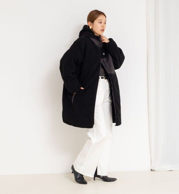 NOLLEY'S「【WEB＆一部店舗限定色アイテム】【TAION/タイオン】ボア&times;ダウンフードロング(リバーシブル)」|ダウン|