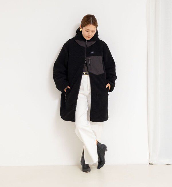 NOLLEY'S「【WEB＆一部店舗限定色アイテム】【TAION/タイオン】ボア&times;ダウンフードロング(リバーシブル)」|ダウン|