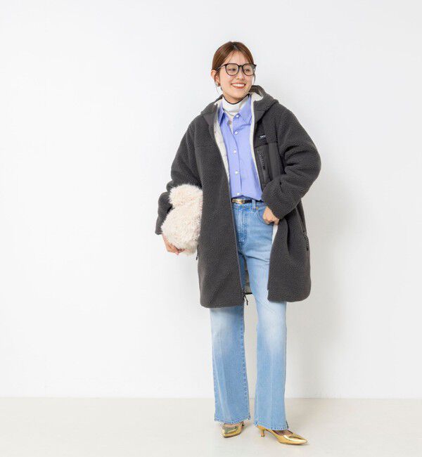 NOLLEY'S「【WEB＆一部店舗限定色アイテム】【TAION/タイオン】ボア&times;ダウンフードロング(リバーシブル)」|ダウン|