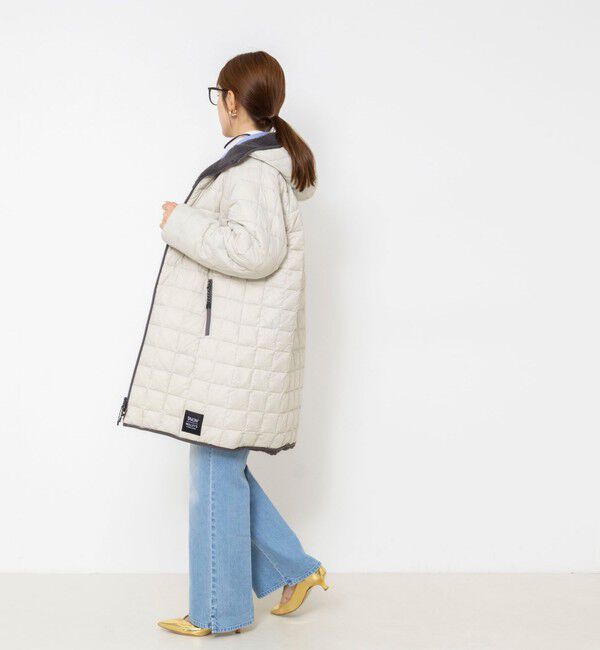NOLLEY'S「【WEB＆一部店舗限定色アイテム】【TAION/タイオン】ボア&times;ダウンフードロング(リバーシブル)」|ダウン|