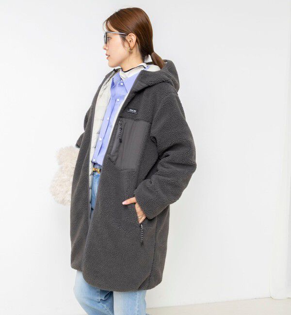 NOLLEY'S「【WEB＆一部店舗限定色アイテム】【TAION/タイオン】ボア&times;ダウンフードロング(リバーシブル)」|ダウン|