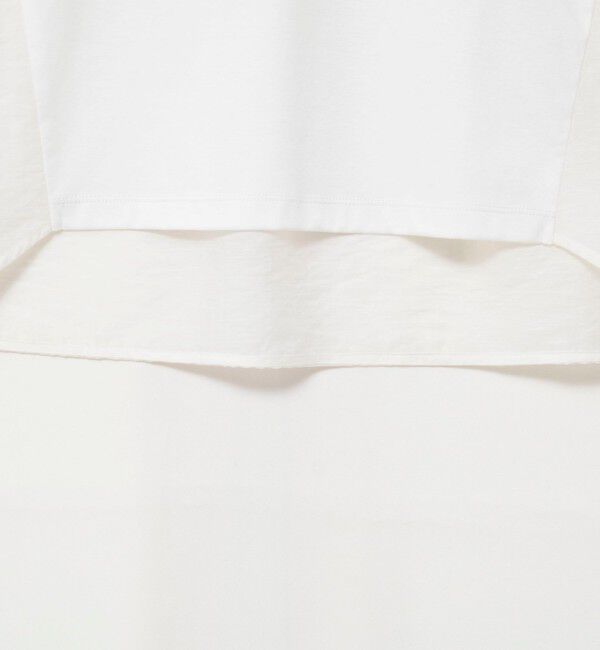 NOLLEY'S「ウォッシャブル布帛切り替えプルオーバー」|Tシャツ・カットソー|