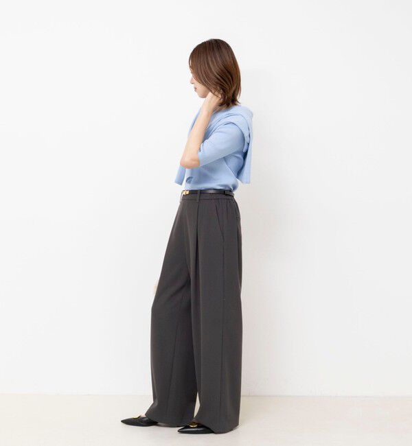 NOLLEY'S「ウォッシャブルカルゼイージーワイドパンツ」|その他|