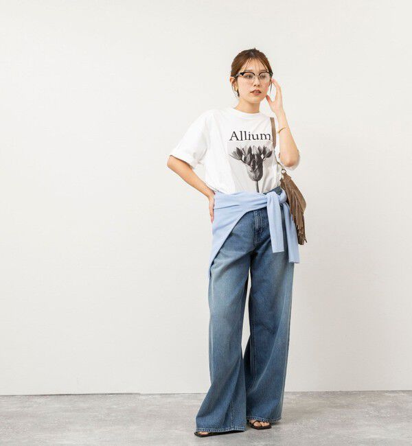 Rie Miller「【一部WEB限定色アイテム】【karl blossfeldt】プラントフォトＴシャツ」|Tシャツ・カットソー|