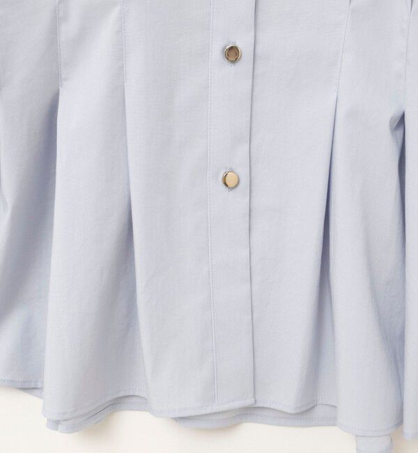 NOLLEY'S sophi「【一部WEB限定カラー】ウォッシャブルウエストタックストレッチシャツ」|シャツ・ブラウス|