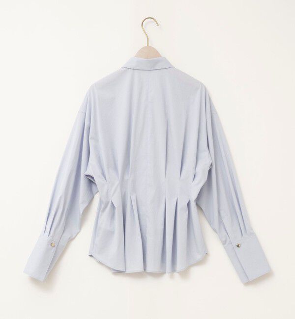 NOLLEY'S sophi「【一部WEB限定カラー】ウォッシャブルウエストタックストレッチシャツ」|シャツ・ブラウス|