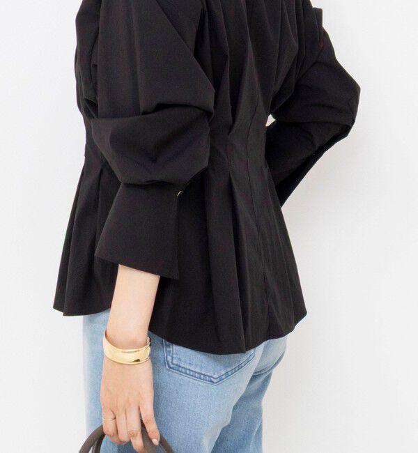 NOLLEY'S sophi「【一部WEB限定カラー】ウォッシャブルウエストタックストレッチシャツ」|シャツ・ブラウス|