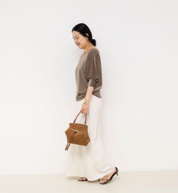NOLLEY'S sophi「【BECシリーズ】ウォッシャブルベロアドルマン2WAYプルオーバー」|Tシャツ・カットソー|