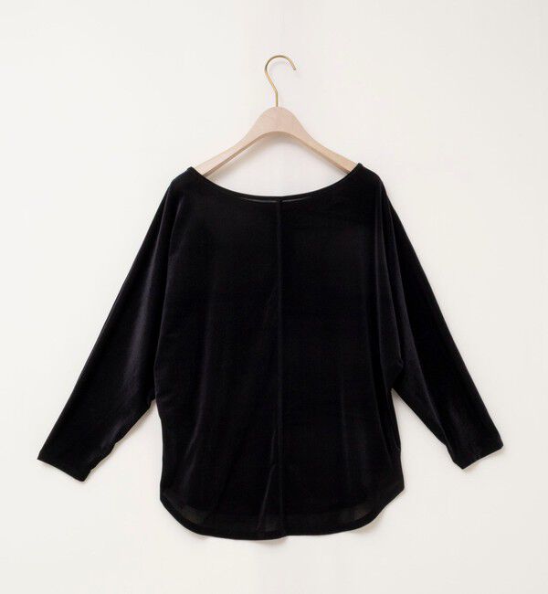 NOLLEY'S sophi「【BECシリーズ】ウォッシャブルベロアドルマン2WAYプルオーバー」|Tシャツ・カットソー|
