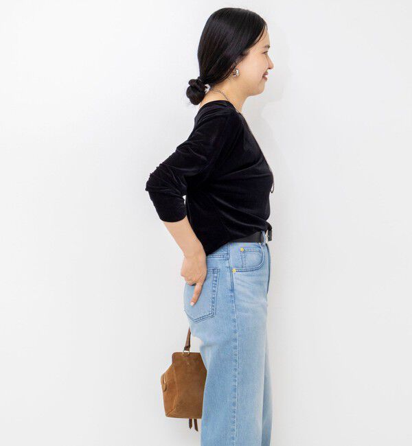 NOLLEY'S sophi「【BECシリーズ】ウォッシャブルベロアドルマン2WAYプルオーバー」|Tシャツ・カットソー|