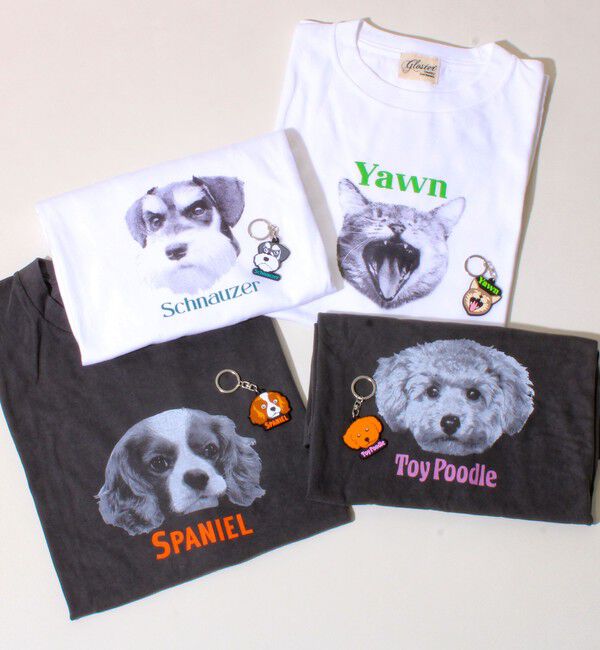 GLOSTER「【DOG&CAT】ラバーキーホルダー」|チャーム・キーホルダー|