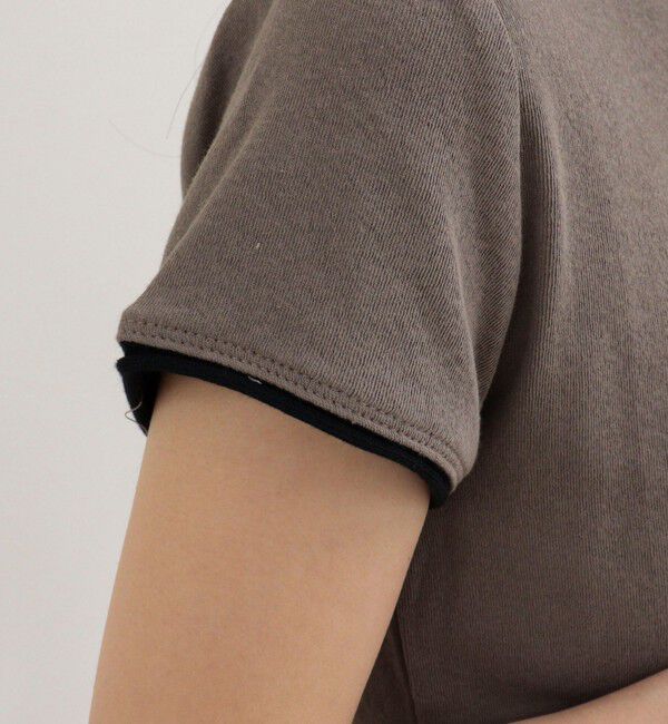 fredy emue「リンガー配色Tシャツ」|Tシャツ・カットソー|