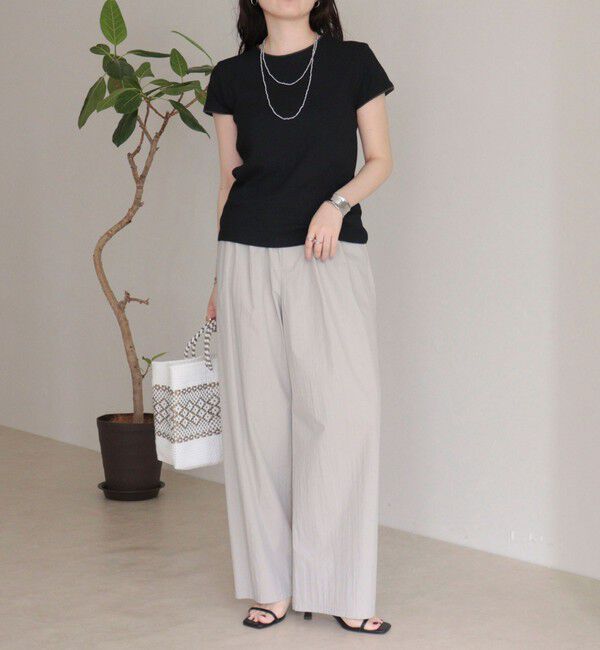fredy emue「リンガー配色Tシャツ」|Tシャツ・カットソー|