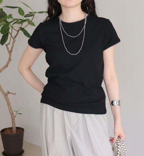 fredy emue「リンガー配色Tシャツ」|Tシャツ・カットソー|