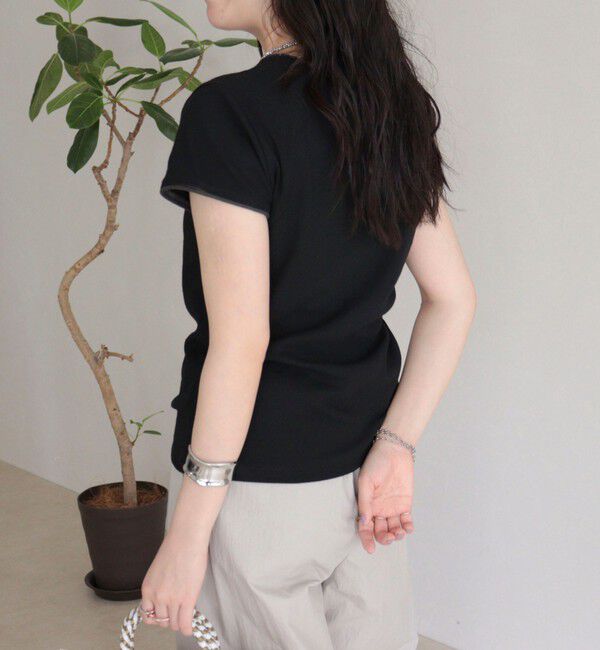 fredy emue「リンガー配色Tシャツ」|Tシャツ・カットソー|