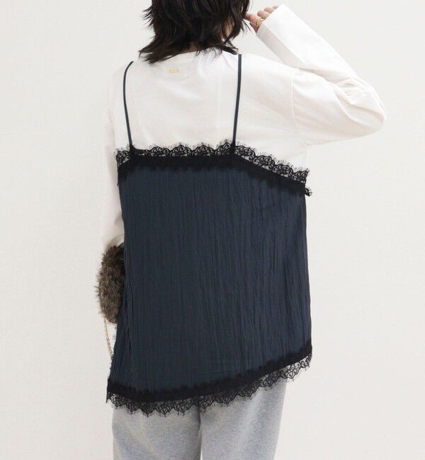 fredy emue「レースキャミコンビロンＴシャツ」|Tシャツ・カットソー|
