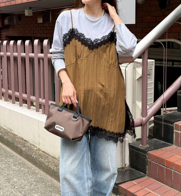 fredy emue「レースキャミコンビロンＴシャツ」|Tシャツ・カットソー|