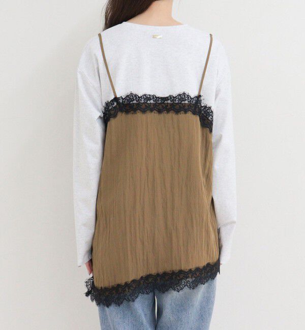 fredy emue「レースキャミコンビロンＴシャツ」|Tシャツ・カットソー|