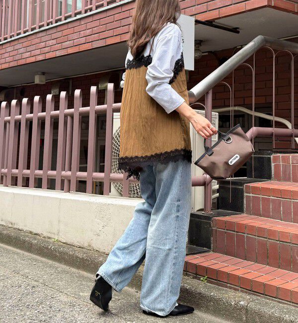 fredy emue「レースキャミコンビロンＴシャツ」|Tシャツ・カットソー|
